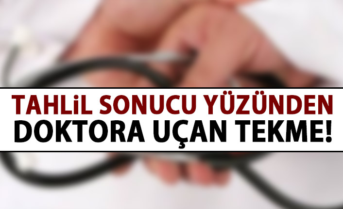 Samsun'da doktora tekmeli saldırı