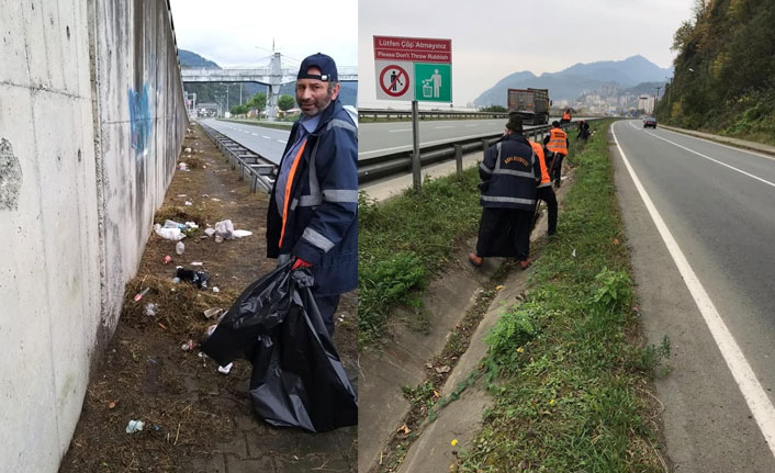 Tır kuyruğu sona erdi, geriye bu görüntüler kaldı