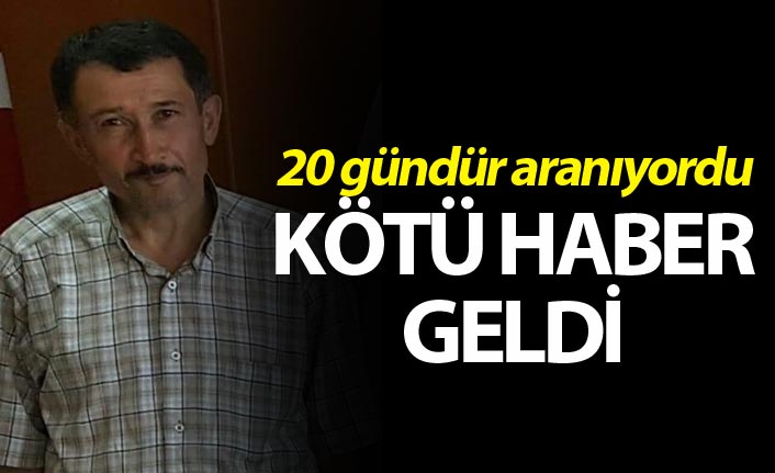 Giresun'da 20 gündür aranıyordu - Kötü haber geldi