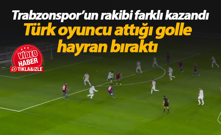 Trabzonspor'un rakibi farklı kazandı, Eray Cömert müthiş attı!