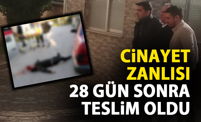  Cinayet zanlısı teslim oldu