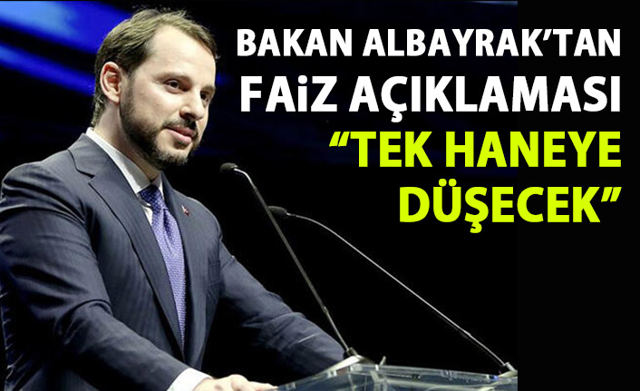 Bakan Albayrak'tan faiz açıklaması