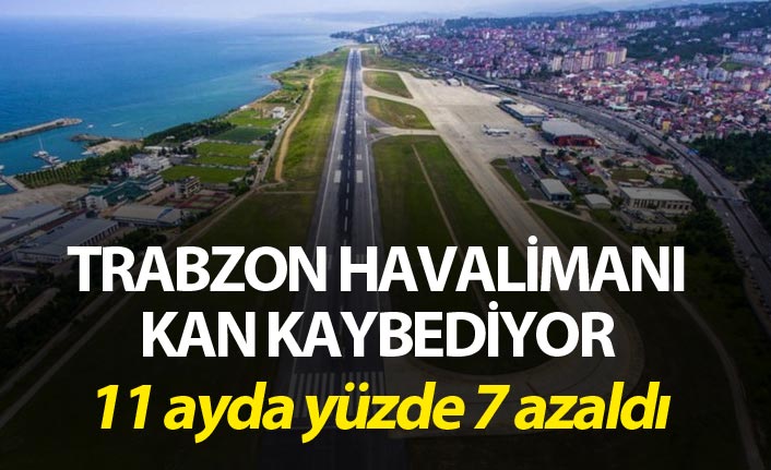 Trabzon Havalimanı kan kaybediyor - 11 Ayda yüzde 7 azaldı