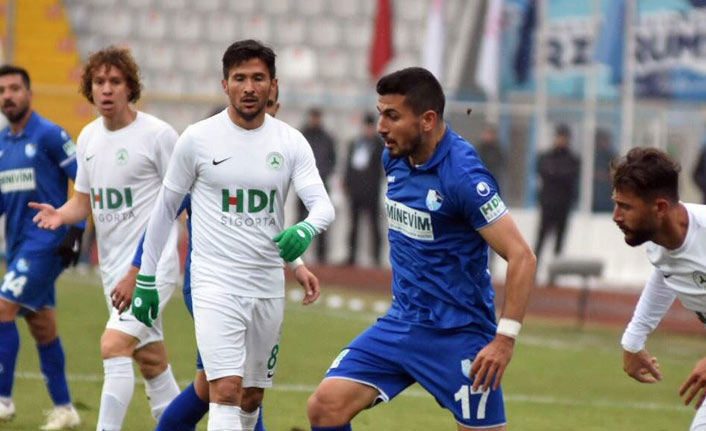 Giresunspor deplasmanda kaybetti