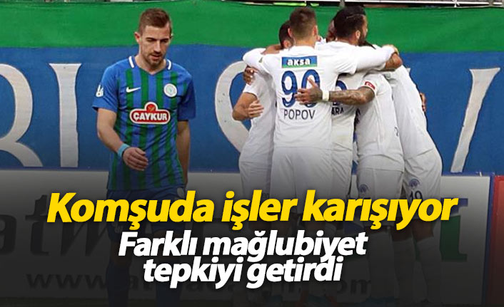 Rizespor farklı yenildi, taraftar tepki gösterdi