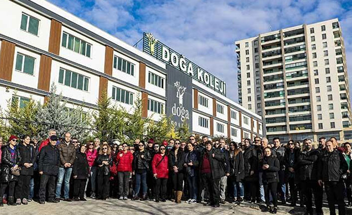 Doğa Koleji'nde öğretmenler iş bıraktı