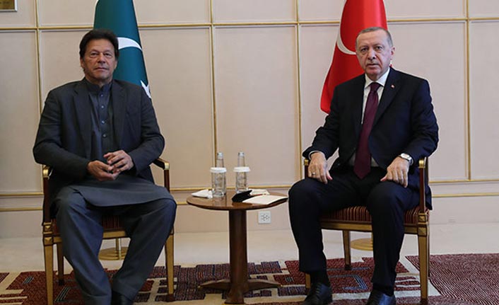 Erdoğan, Pakistan Başbakanı İmran Han ile görüştü