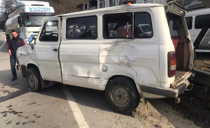 Giresun’da trafik kazası: 2 yaralı