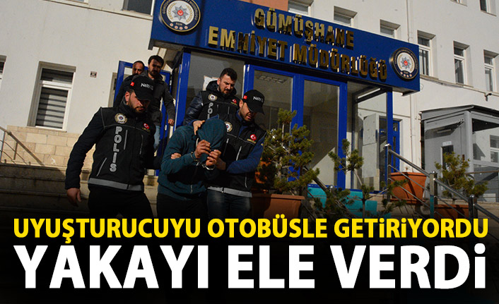 Uyuşturucuyu otobüsle getiriyordu! Yakalandı!