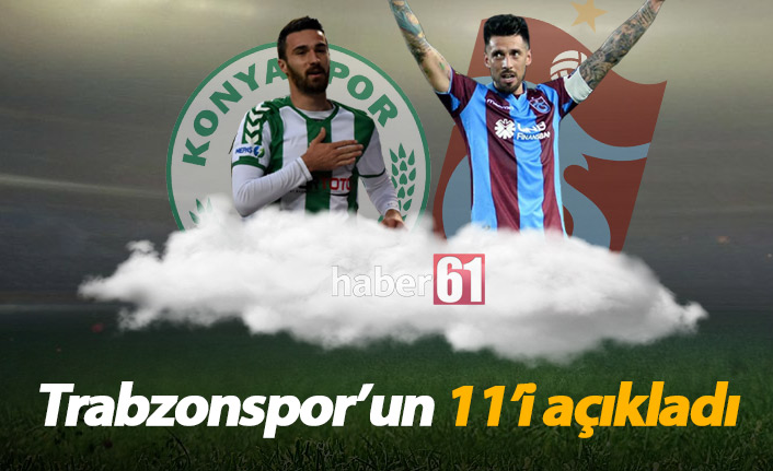 Trabzonspor'un Konya 11'i açıklandı