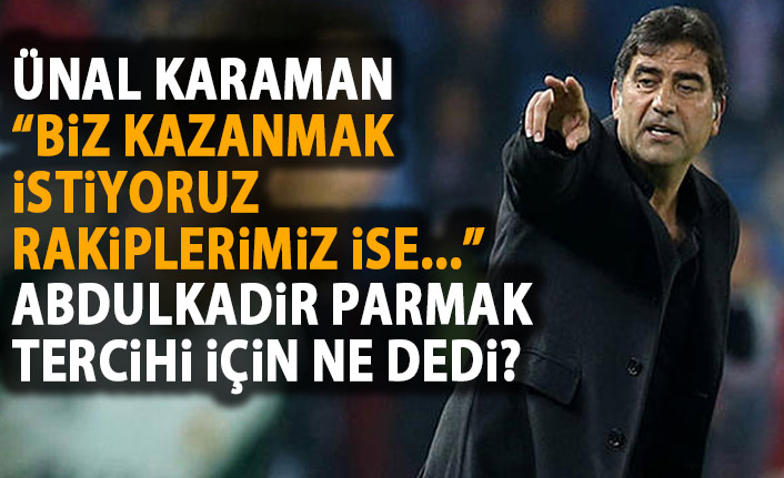 Ünal Karaman: Biz kaybetmemeye çalışıyoruz rakiplerimiz ise…