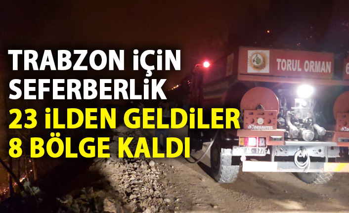 23 ilden Trabzon'a geldiler! Çalışmalar sürüyor!