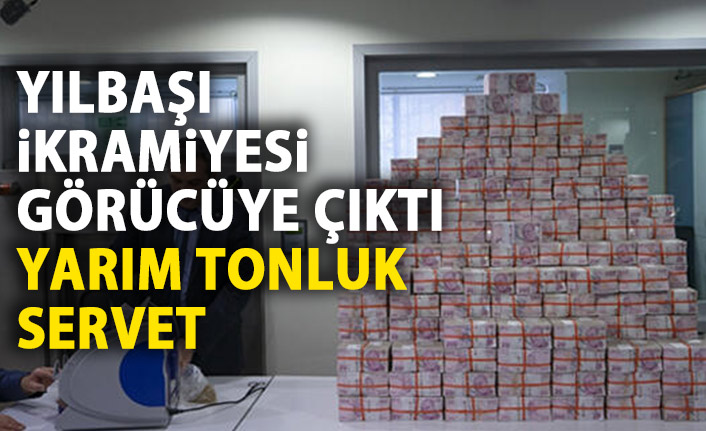 Yılbaşı ikramiyesi görücüye çıktı! Yarım tonluk servet!