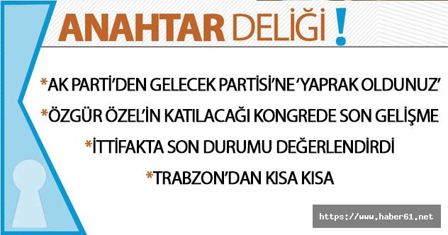 Anahtar Deliği 26.12.2019