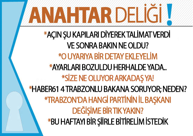 Anahtar Deliği 27.12.2019