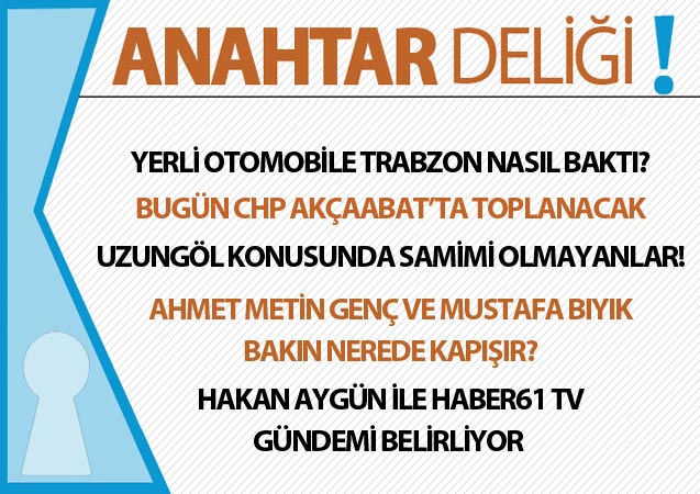 Anahtar Deliği 28.12.2019