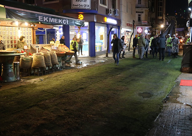 Ordu’da vatandaşın ayağına halı serildi