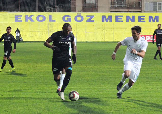 Giresunspor deplasmanda berabere