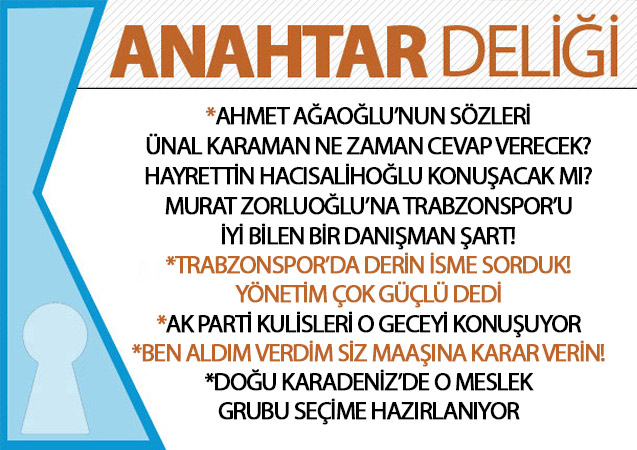 Anahtar Deliği 03.01.2020