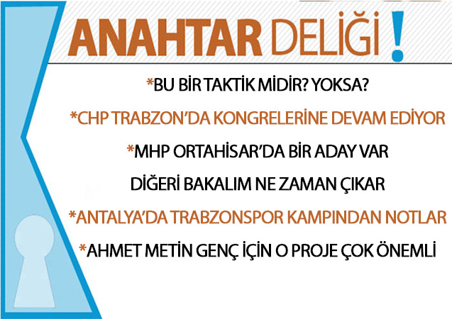 Anahtar Deliği 06.01.2020