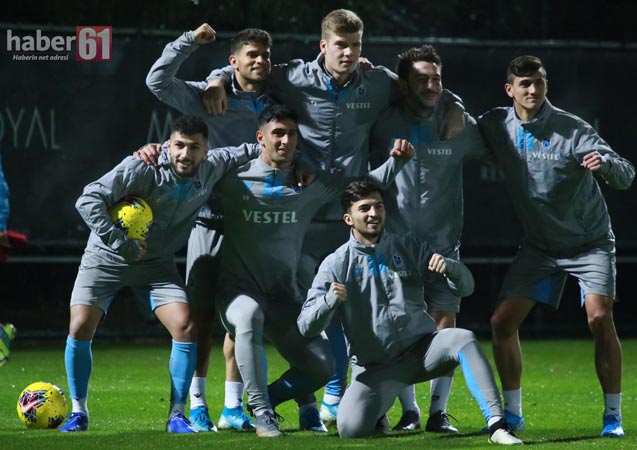 Trabzonspor antrenmanında VAR örneği