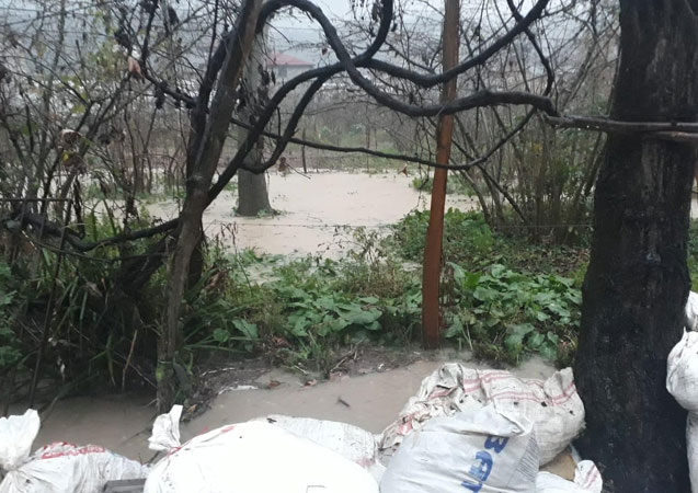 Giresun’da sağanak yağış su baskınlarına neden oldu