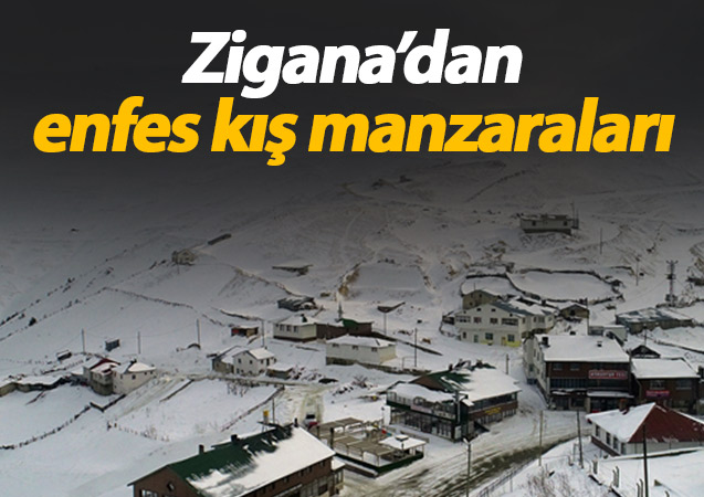 Zigana'dan kış manzaraları