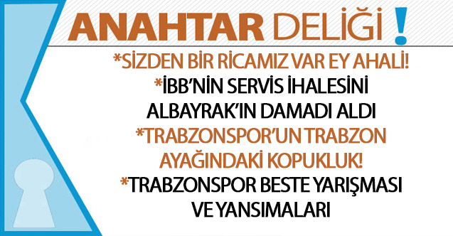 Anahtar Deliği 16.01.2020