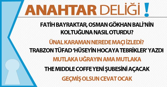 Anahtar Deliği 17.01.2020