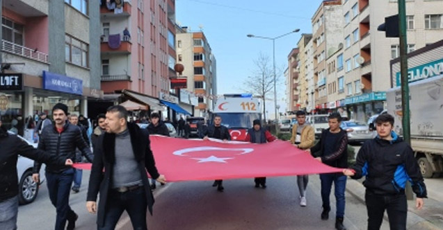 Trabzon'a döndü! Bütün ilçe karşılamak için sokağa indi!