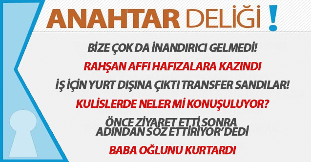 Anahtar Deliği 18.01.2020