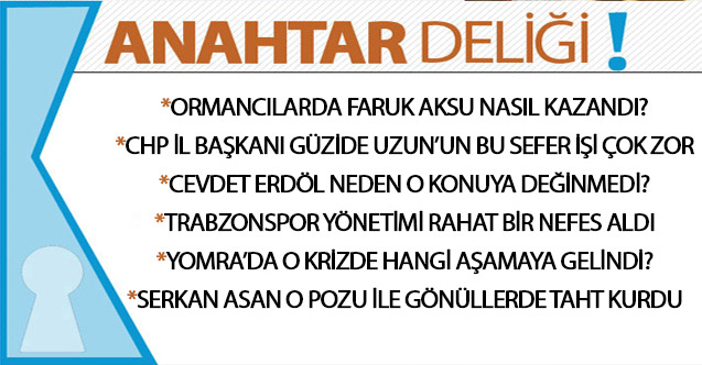 Anahtar Deliği 20.01.2020