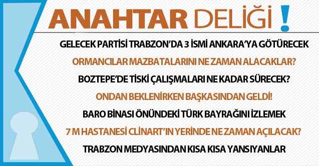 Anahtar Deliği 22.01.2020