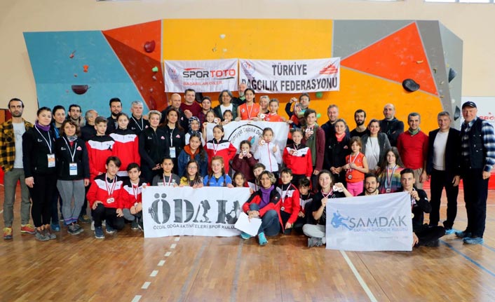 Trabzon'da Spor Tırmanış şampiyonası tamamlandı