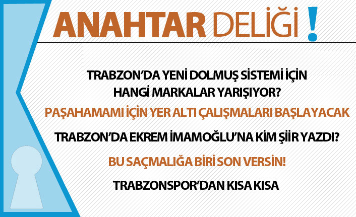 Anahtar Deliği 29.01.2020