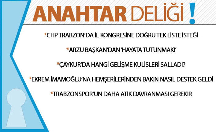 Anahtar Deliği 30.01.2020