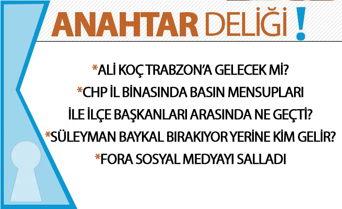 Anahtar Deliği 31.01.2020