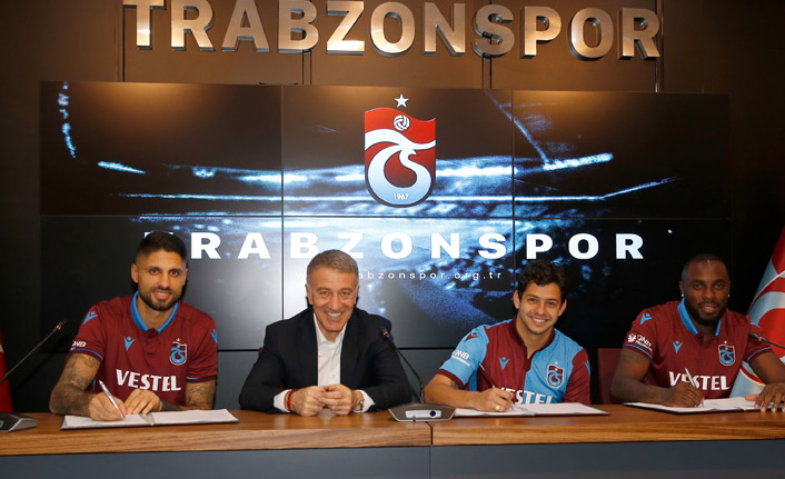 Trabzonspor'un Yeni Transferleri Imzaları Attılar! Forma Numaraları Ne ...