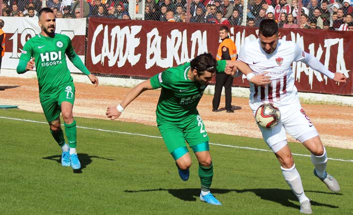 Giresunspor deplasmanda Hatay'ı geçemedi