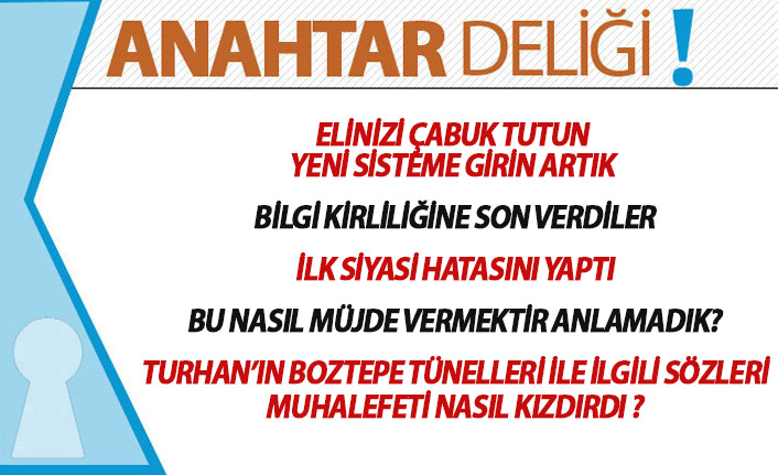 Anahtar Deliği 03.02.2020