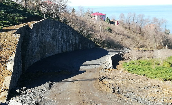 Giresun'da yol yapımı mahkeme kararıyla durduruldu