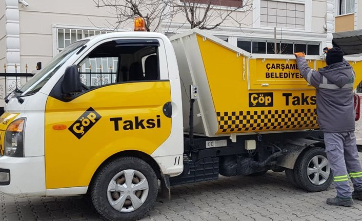 Çarşamba’da “çöp taksi” uygulaması başladı