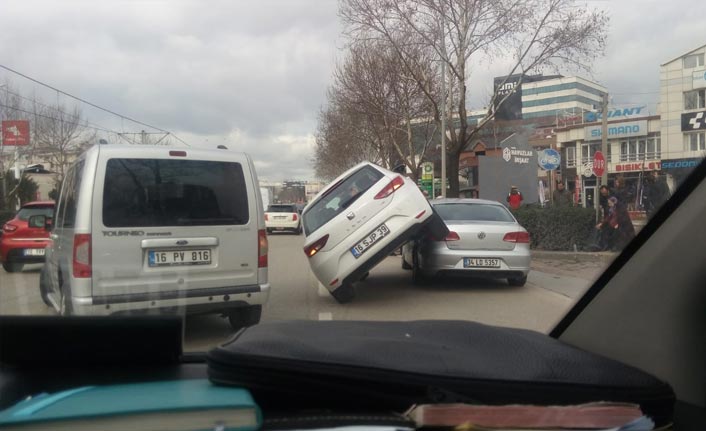 Bursa'da ilginç kaza