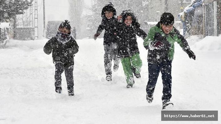 Trabzon'da eğitime kar engeli!