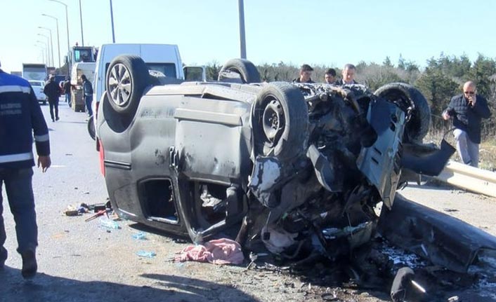 Çekmeköy'de trafik kazası korkuttu