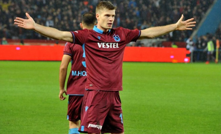 Trabzonspor'da Sörloth sevinci