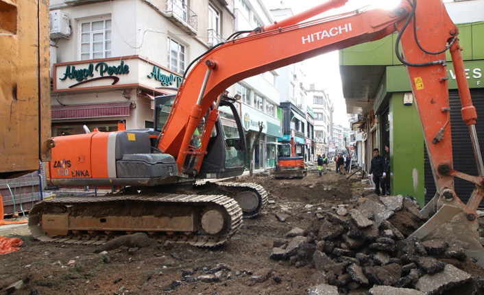 Ordu'nun tarihi caddesinde dönüşüm başladı