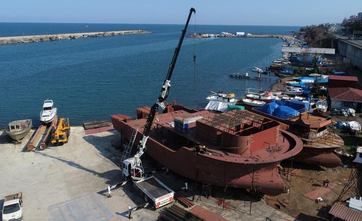 Üç ülkenin balıkçı tekneleri Ordu’da üretiliyor