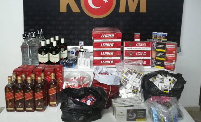 Trabzon’da işyerlerine baskın! Yüzlerce paket yakalandı