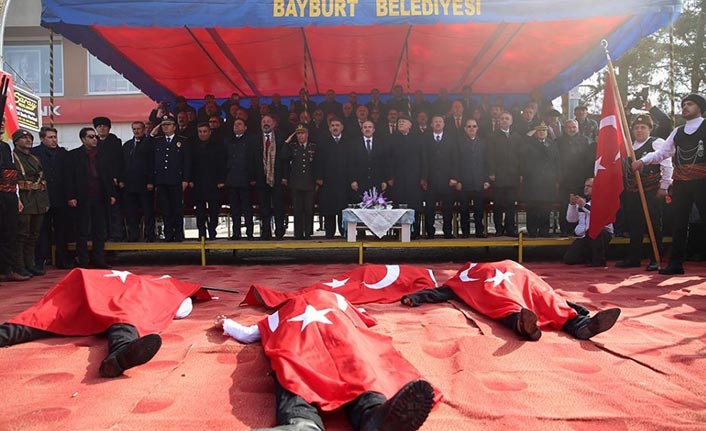 Bayburt’ta kurtuluş mücadelesi canlandırıldı